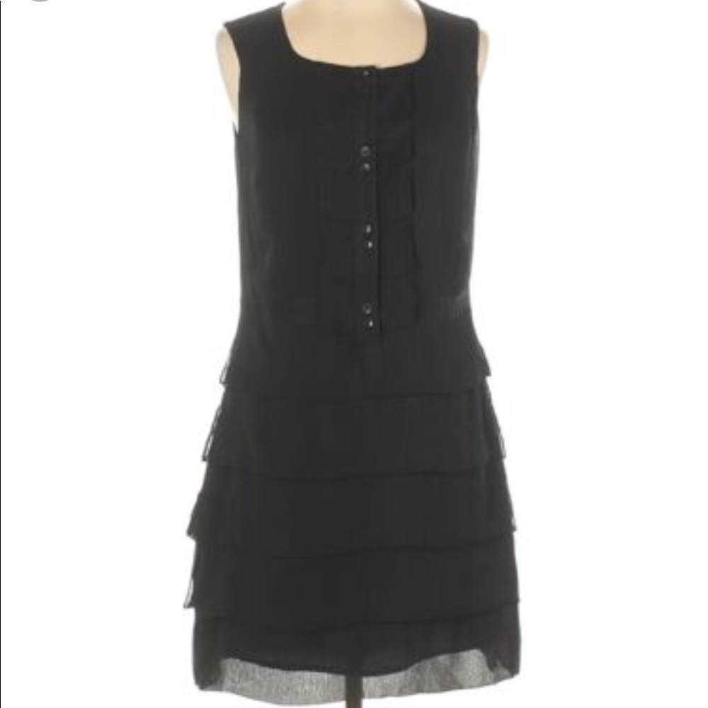 2/$30 GO International Tiered Black Dress by Target Size 5